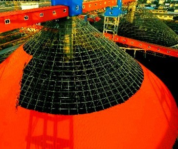 干煤棚球形网架工程